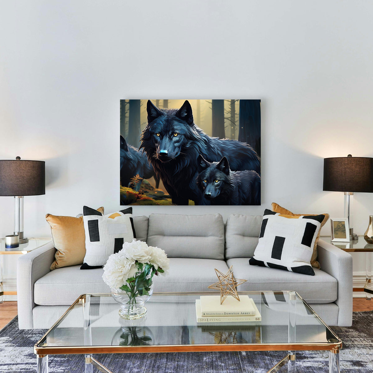 Wolf Family Wall Art