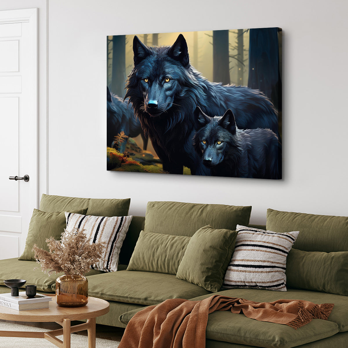 Wolf Family Wall Art