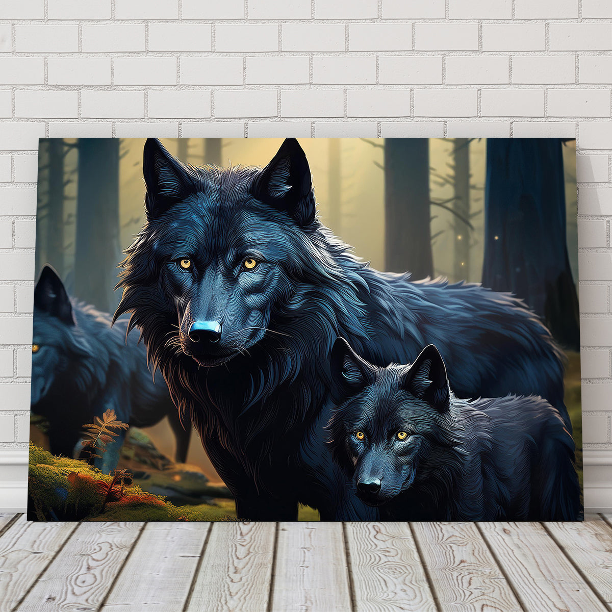 Wolf Family Wall Art