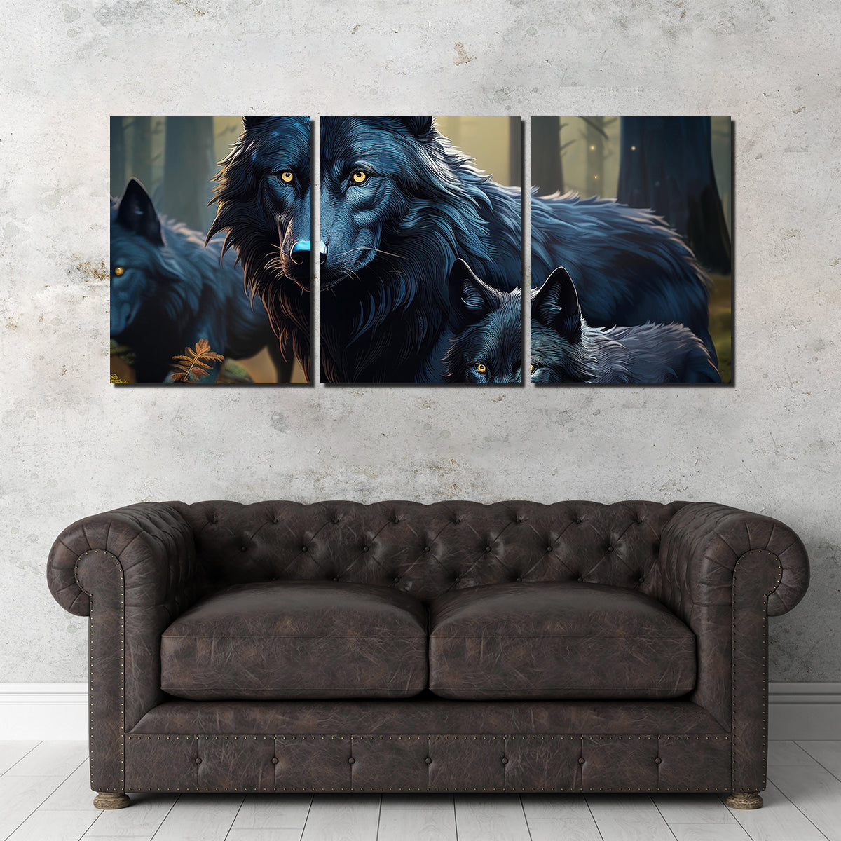 Wolf Family Wall Art