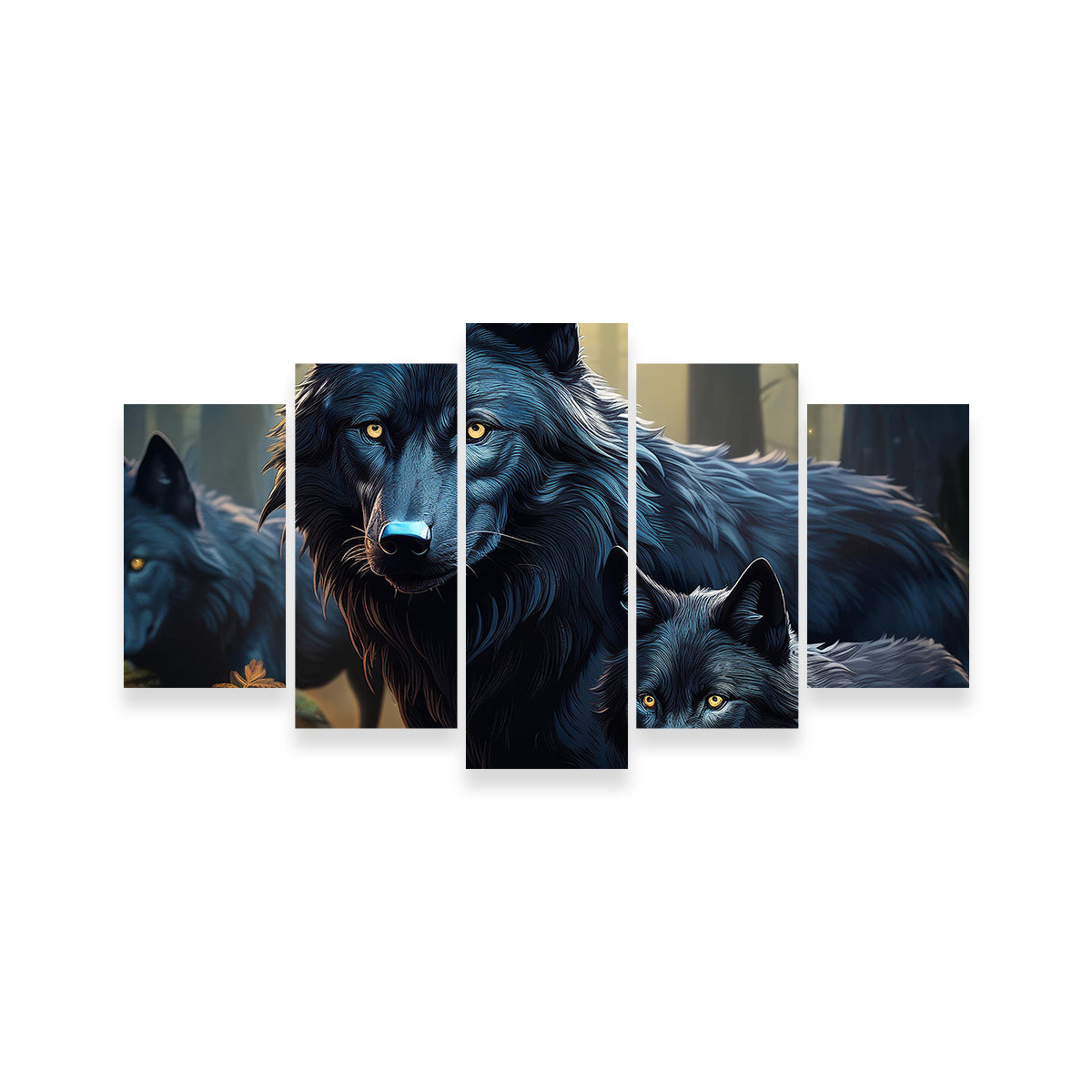 Wolf Family Wall Art