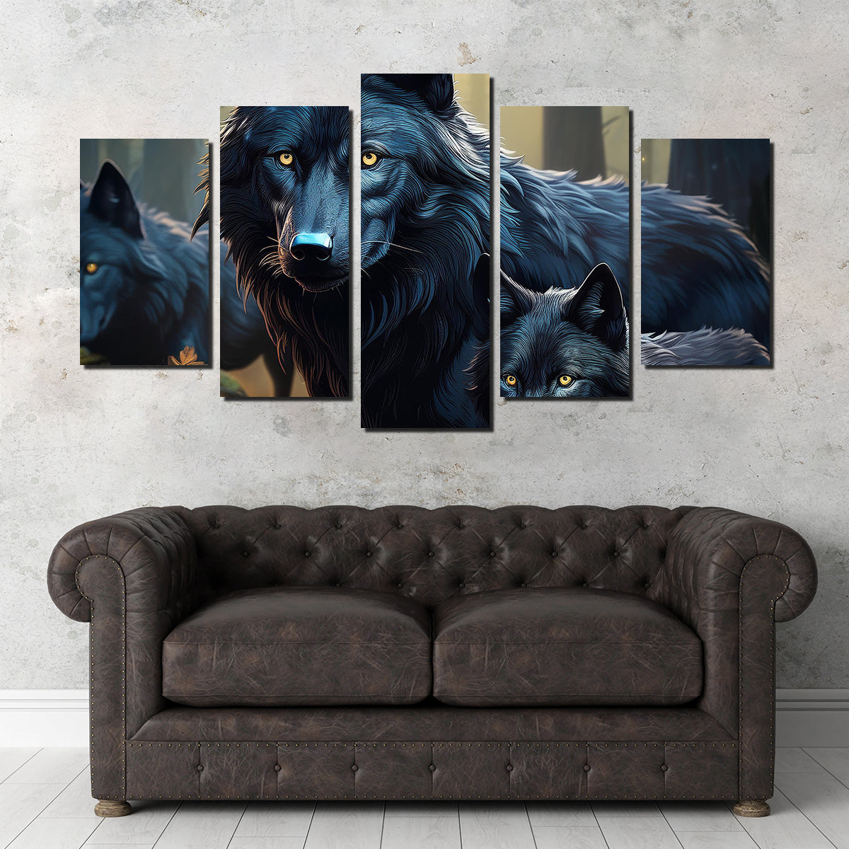 Wolf Family Wall Art