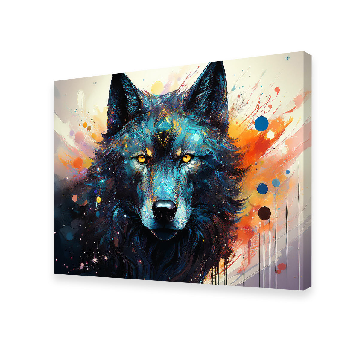 Wolf Painting Wall Art