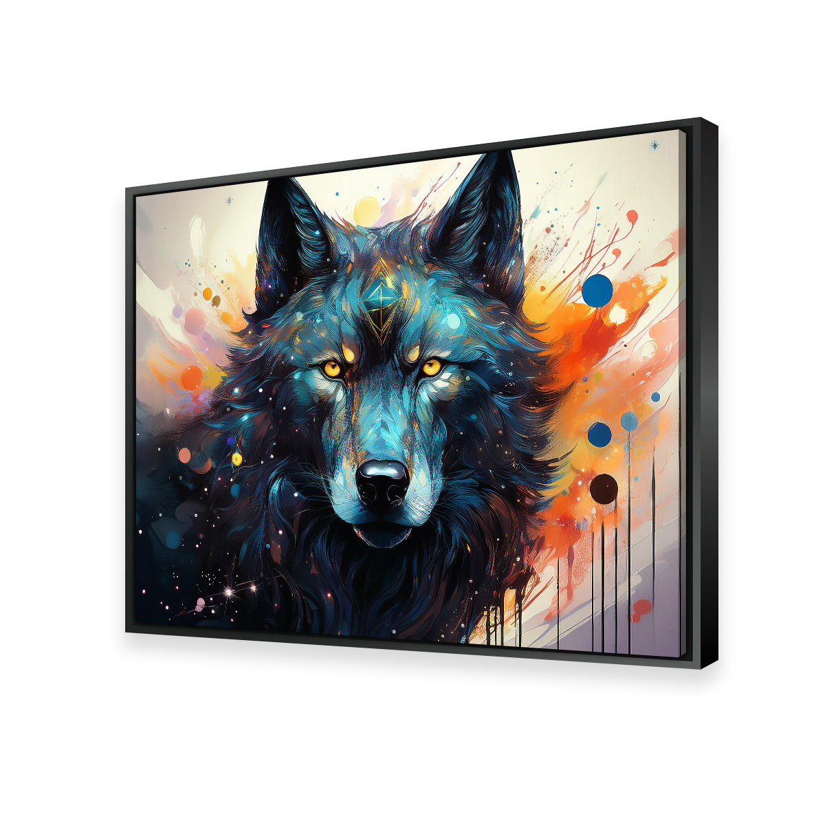 Wolf Painting Wall Art