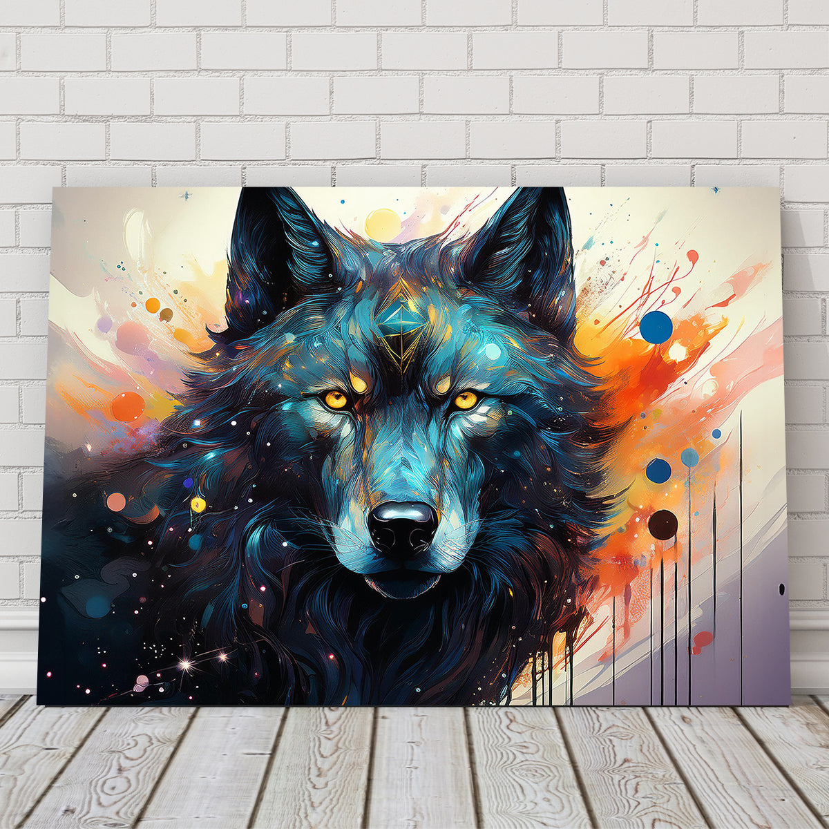 Wolf Painting Wall Art