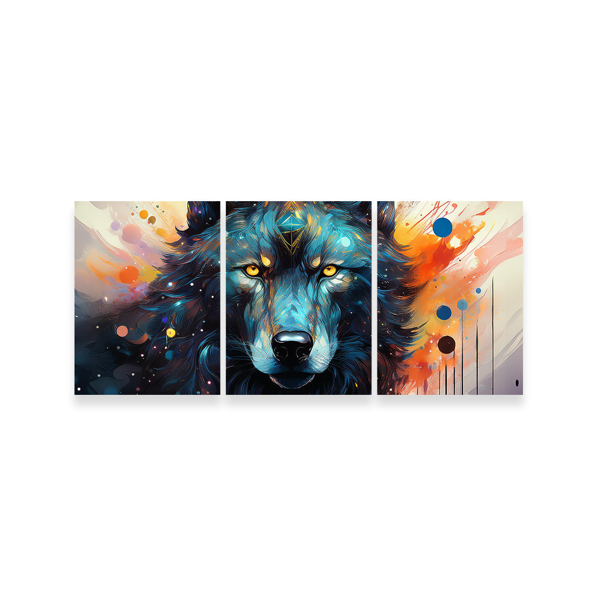 Wolf Painting Wall Art