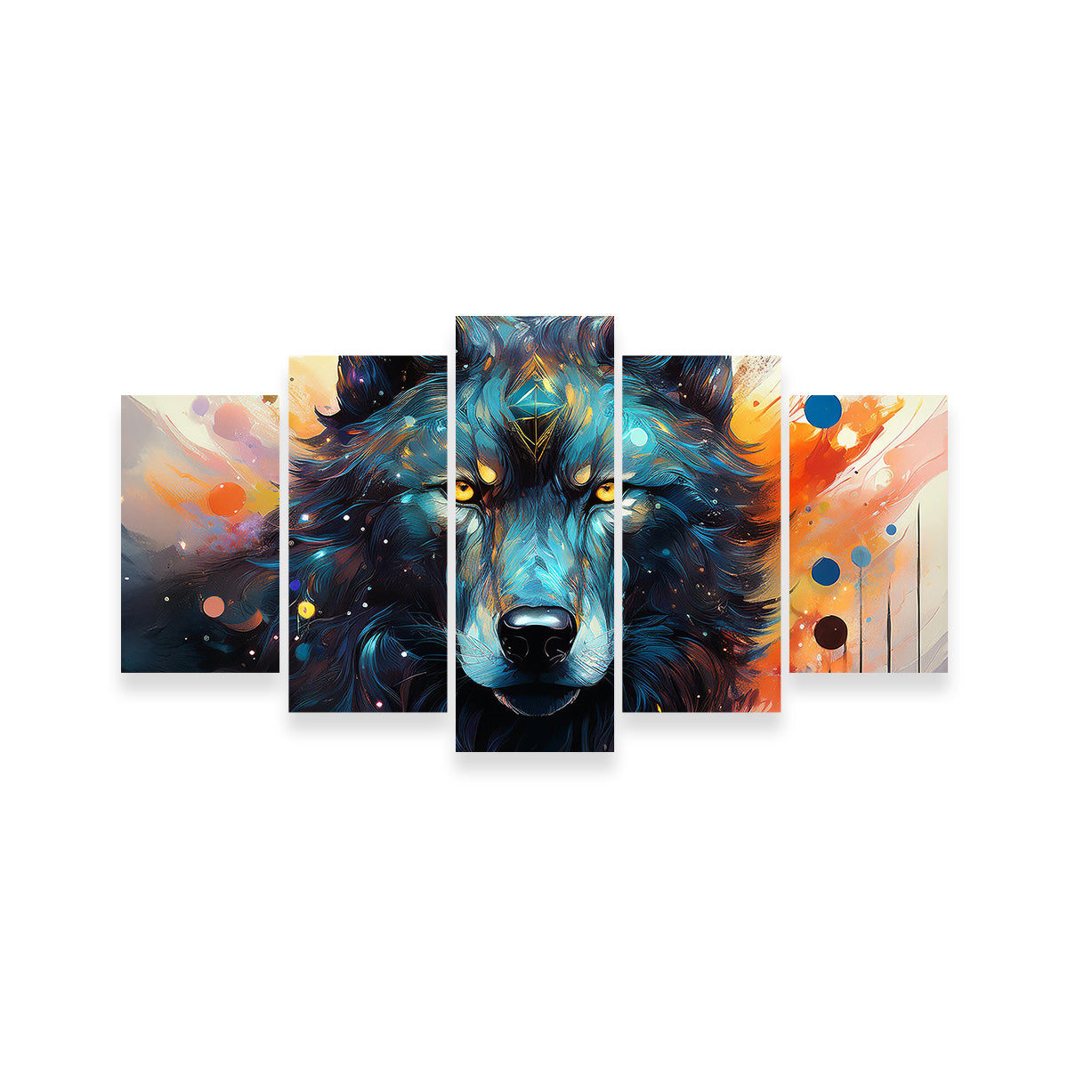 Wolf Painting Wall Art