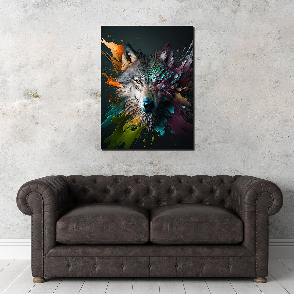 Wolf Portrait Wall Art