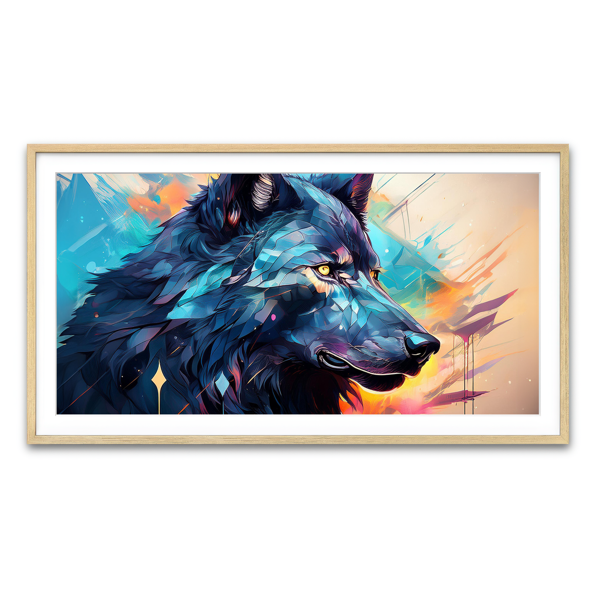Framed Print 2x1 Natural