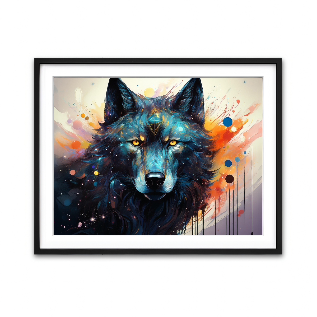 Framed Print 4x3 Black