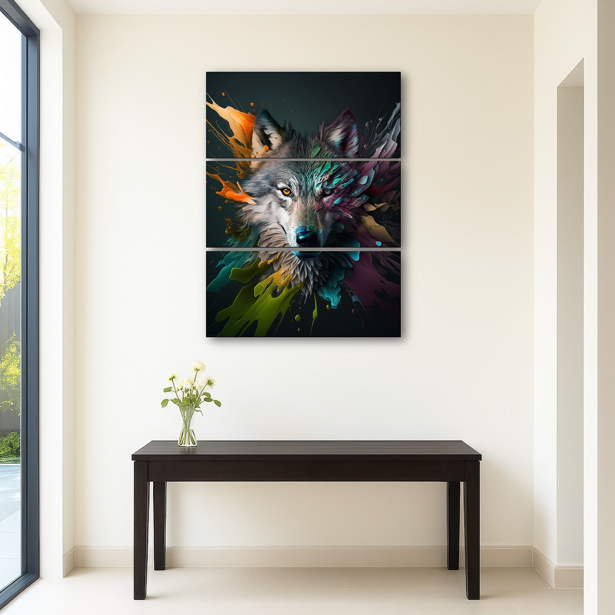 AUTO-MOCKUP ROOM | Wolf Portrait