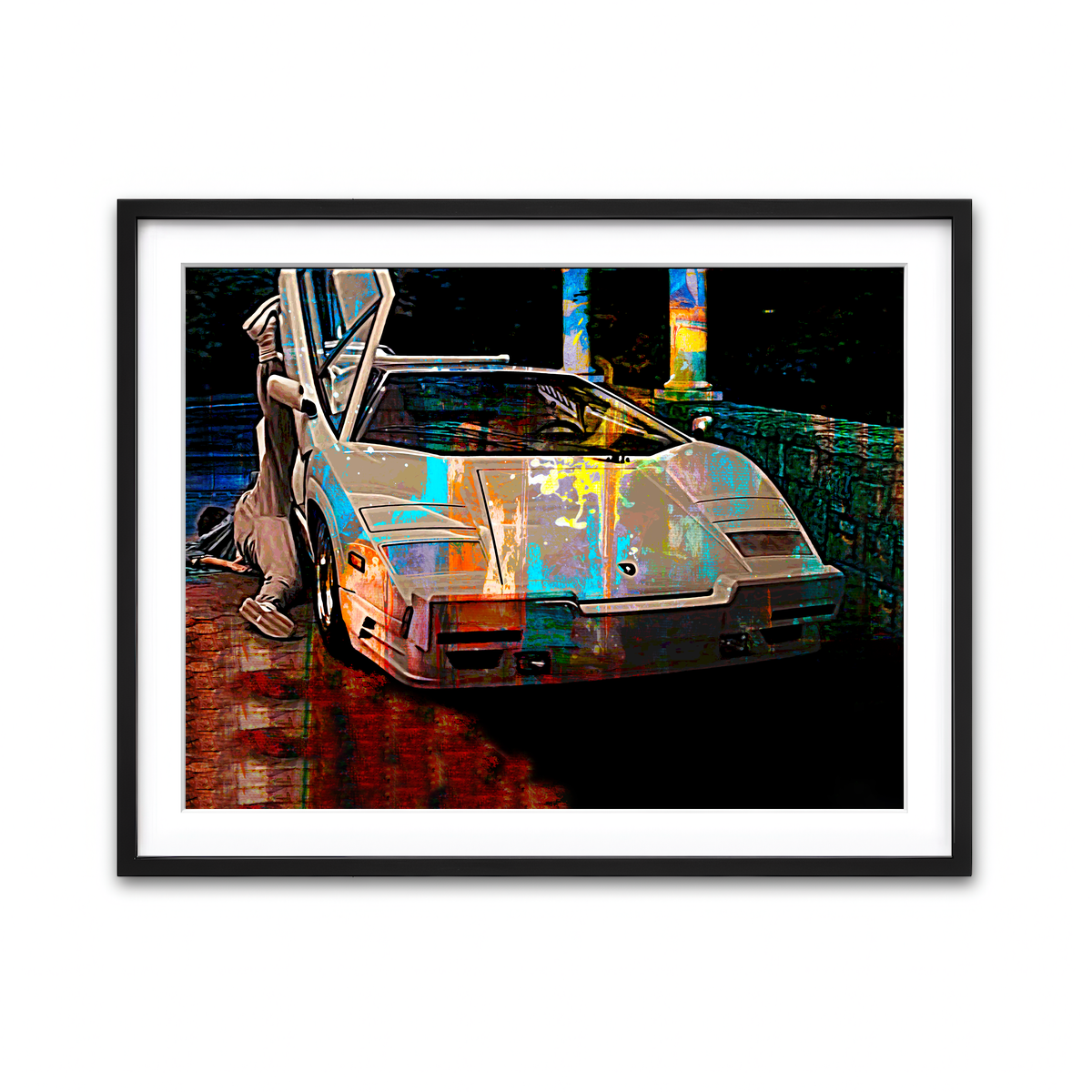 Framed Print 4x3 Black