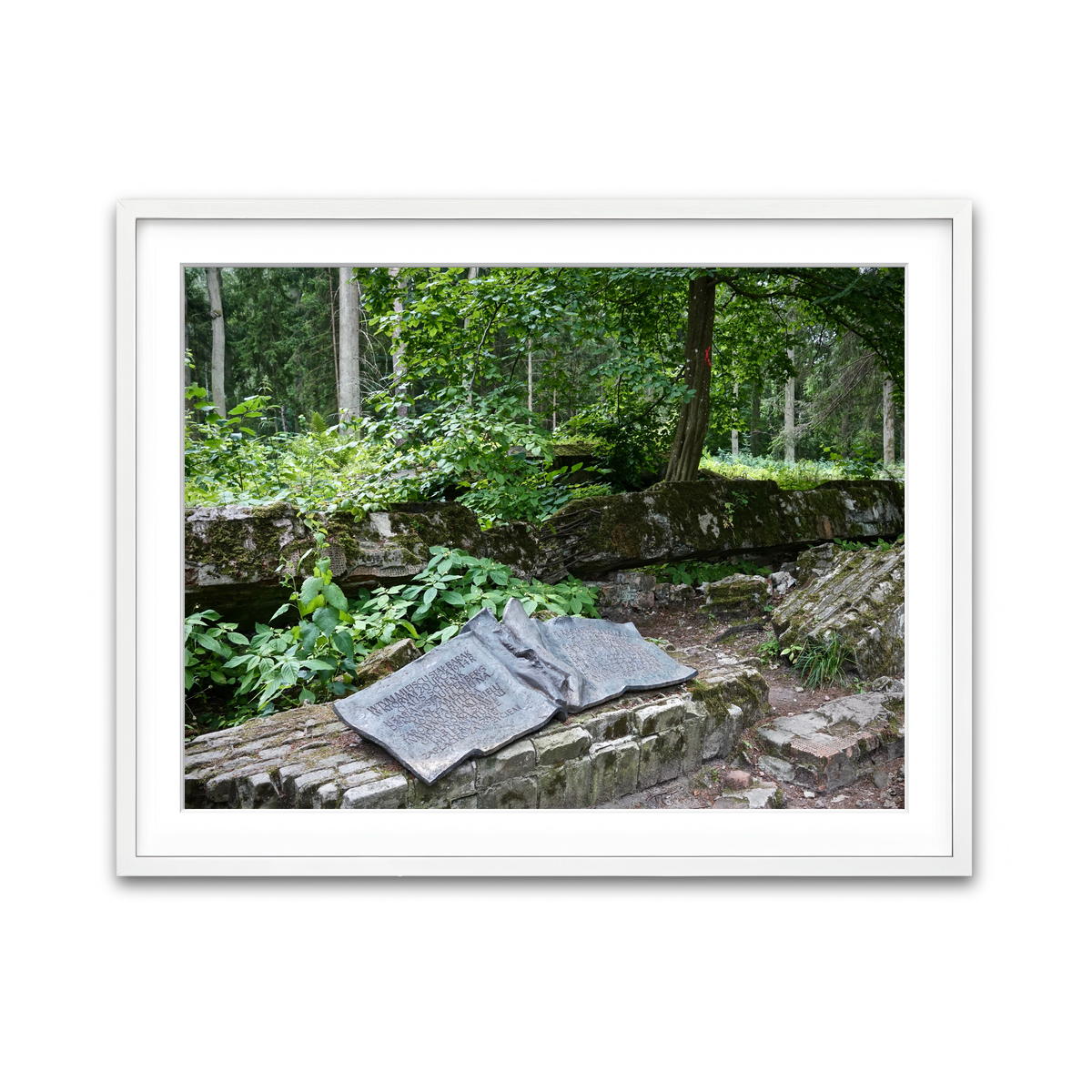 Framed Print 4x3 White