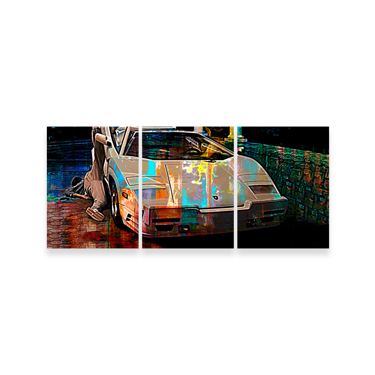 Wolf of Wall Street Lamborghini Wall Art