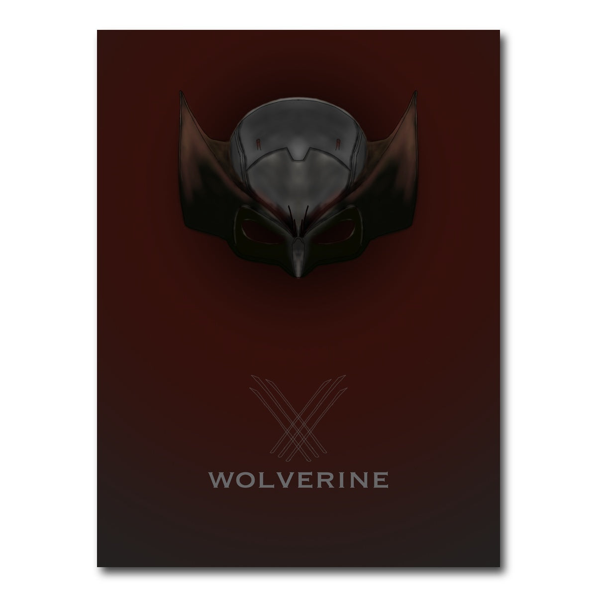 AUTO-MOCKUP WHITE | Wolverine X Force | 1 Piece | Gallery Wrap Canvas | group=3x4