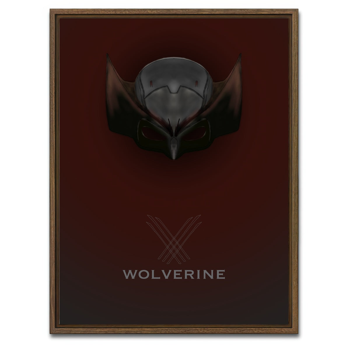 AUTO-MOCKUP WHITE | Wolverine X Force | 1 Piece | Walnut Framed Canvas | group=3x4