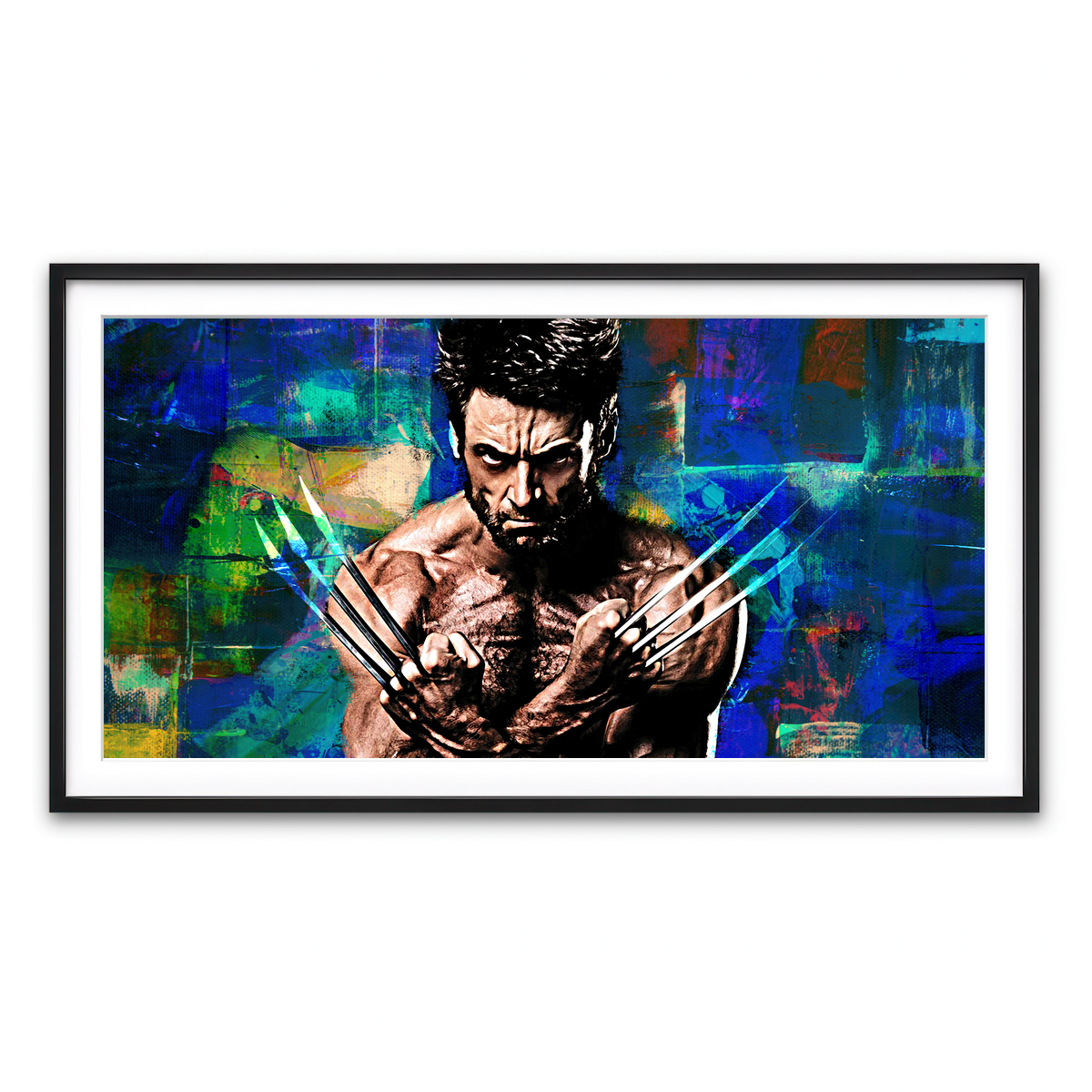 Framed Print 2x1 Black