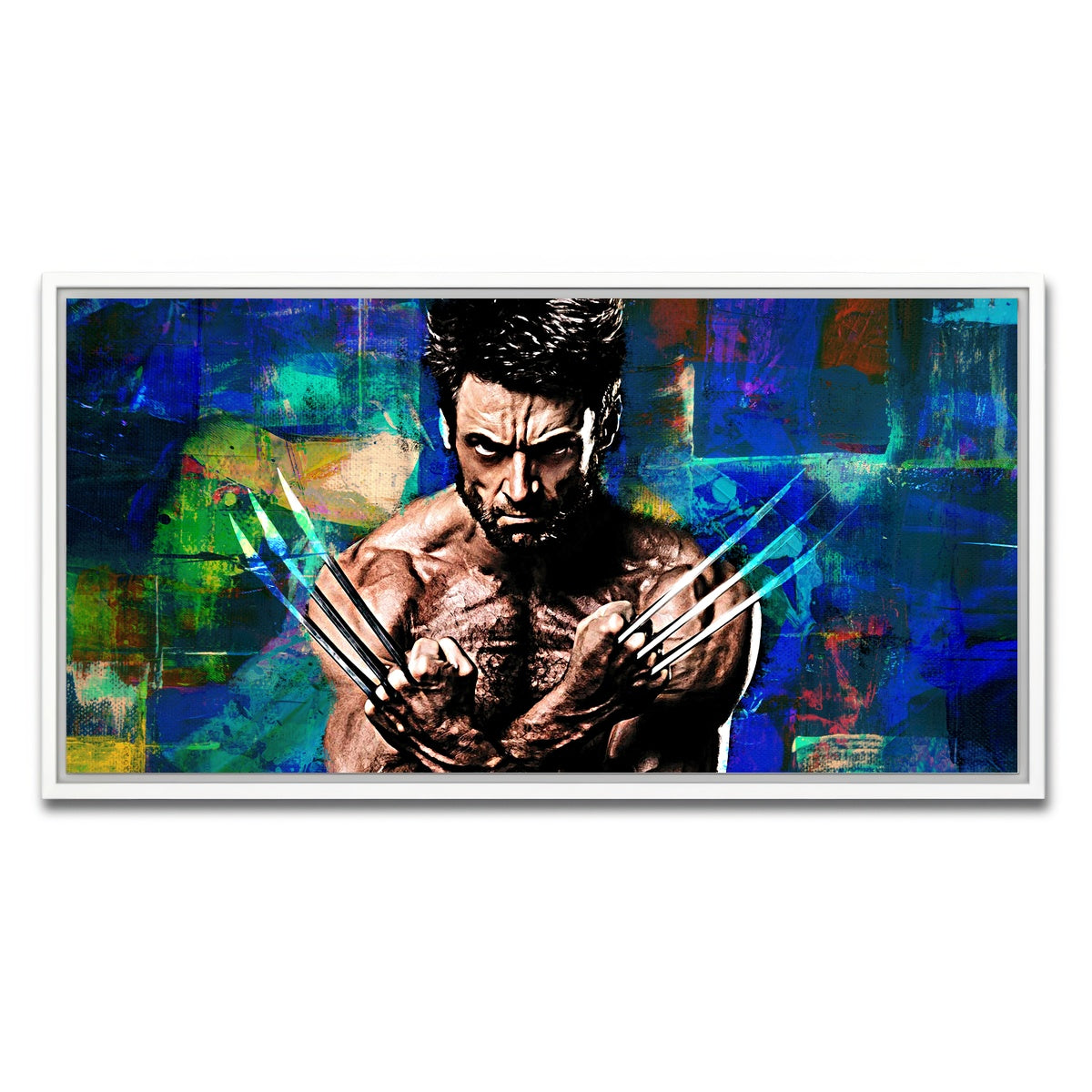 AUTO-MOCKUP WHITE | Wolverine | 1 Piece | White Framed Canvas | group=2x1