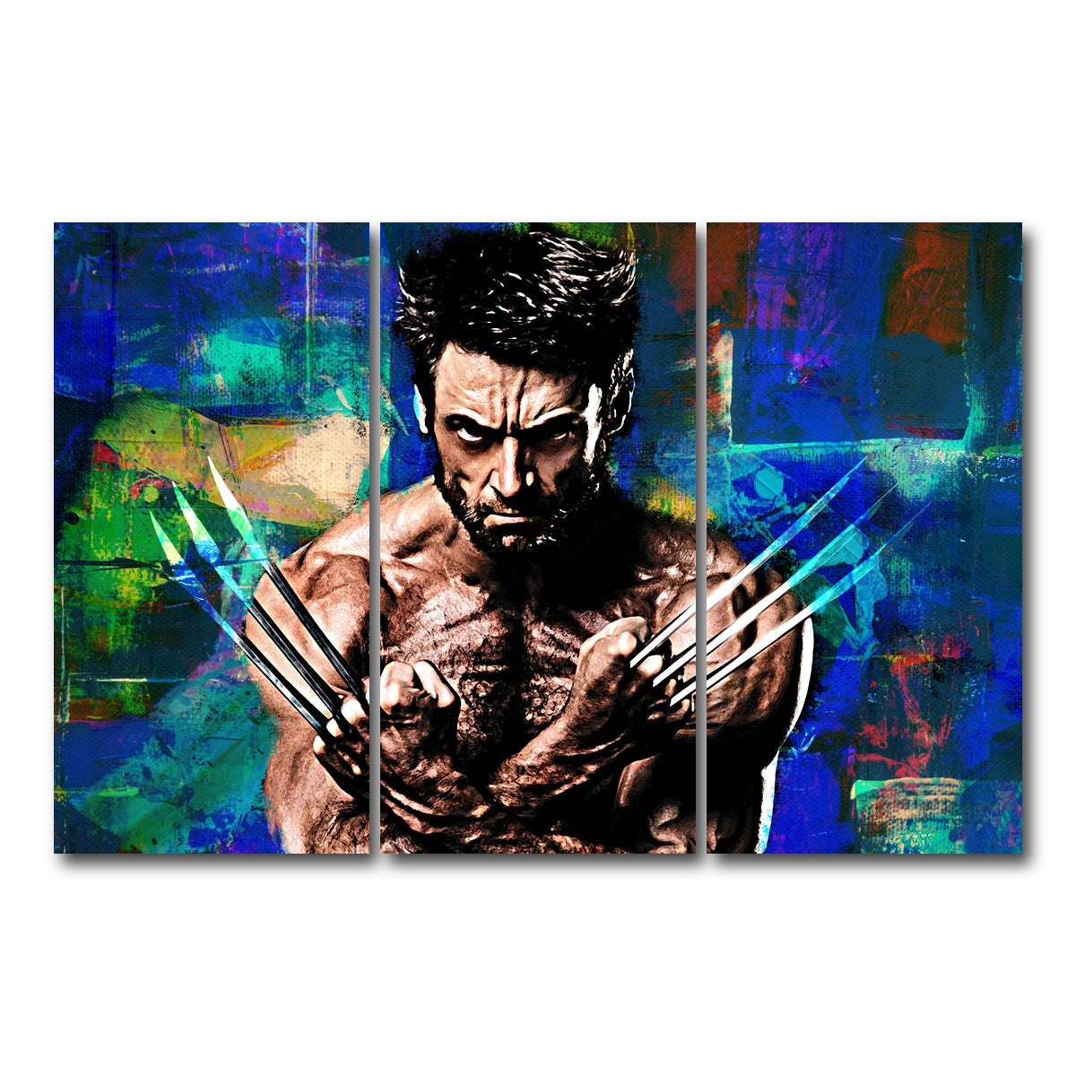 AUTO-MOCKUP WHITE | Wolverine | 3 Piece | Gallery Wrap Canvas | group=12x24