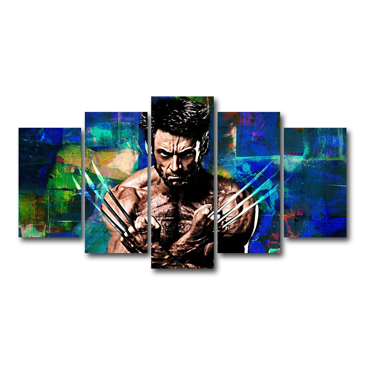 AUTO-MOCKUP WHITE | Wolverine | 5 Piece | Gallery Wrap Canvas | group=5_normal
