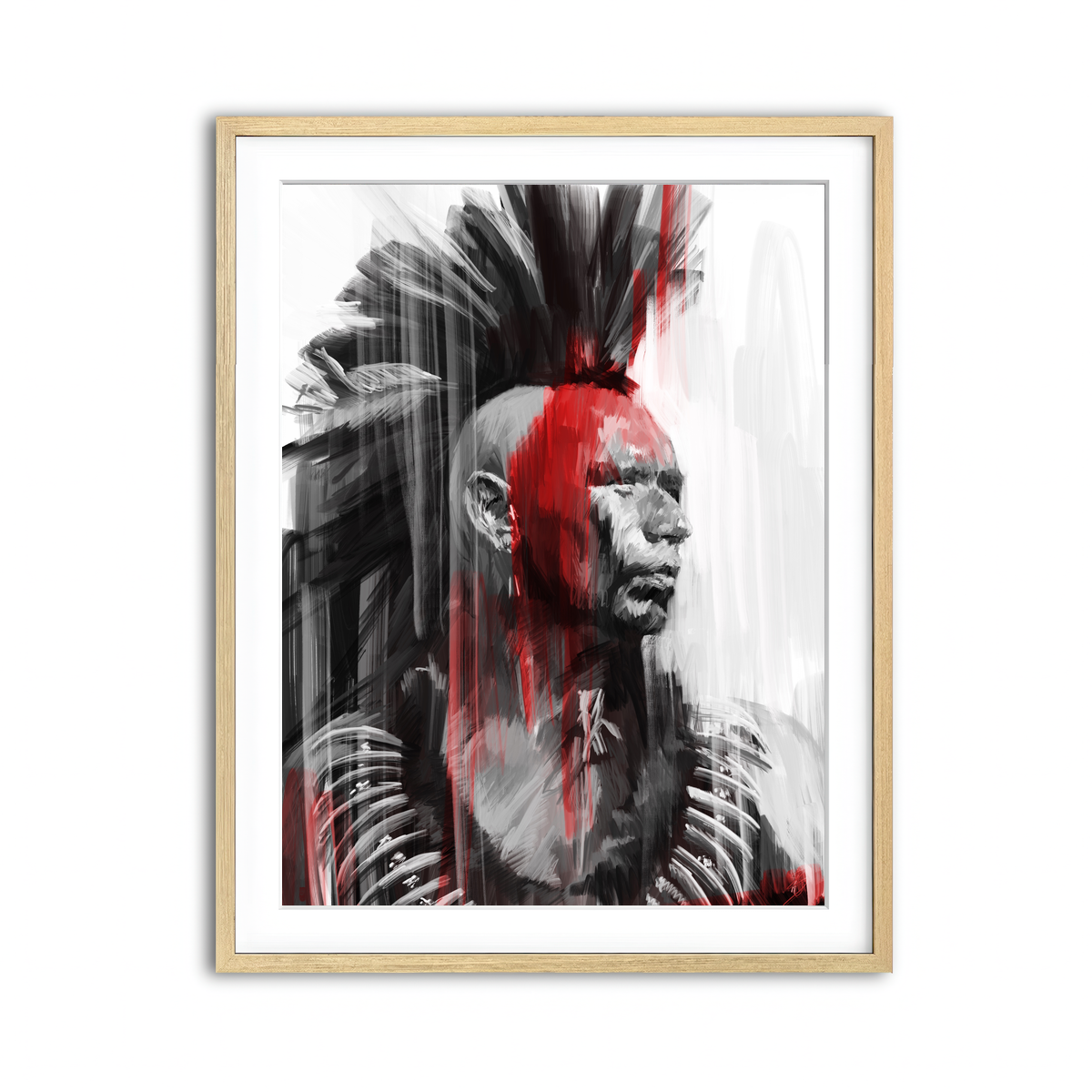 Framed Print 3x4 Natural