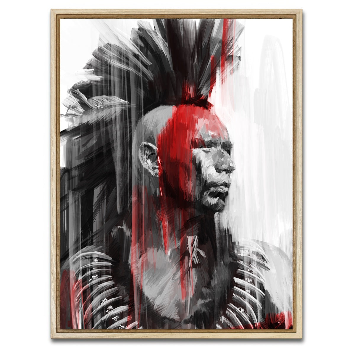 AUTO-MOCKUP WHITE | Wolves | 1 Piece | Natural Framed Canvas | group=3x4