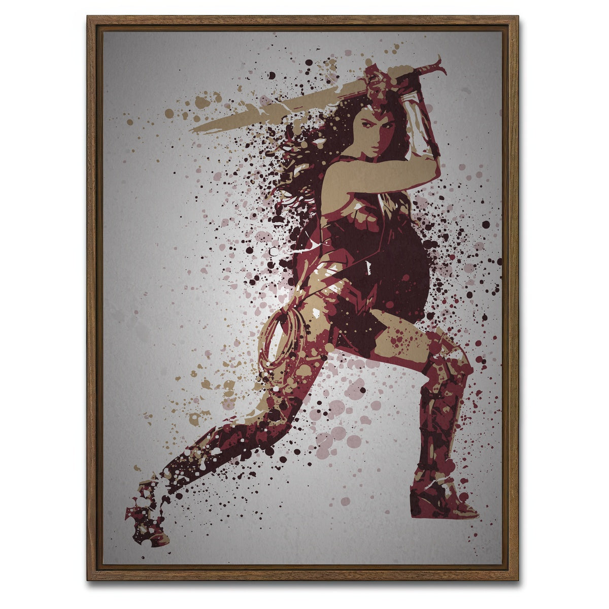 AUTO-MOCKUP WHITE | Wonder | 1 Piece | Walnut Framed Canvas | group=3x4