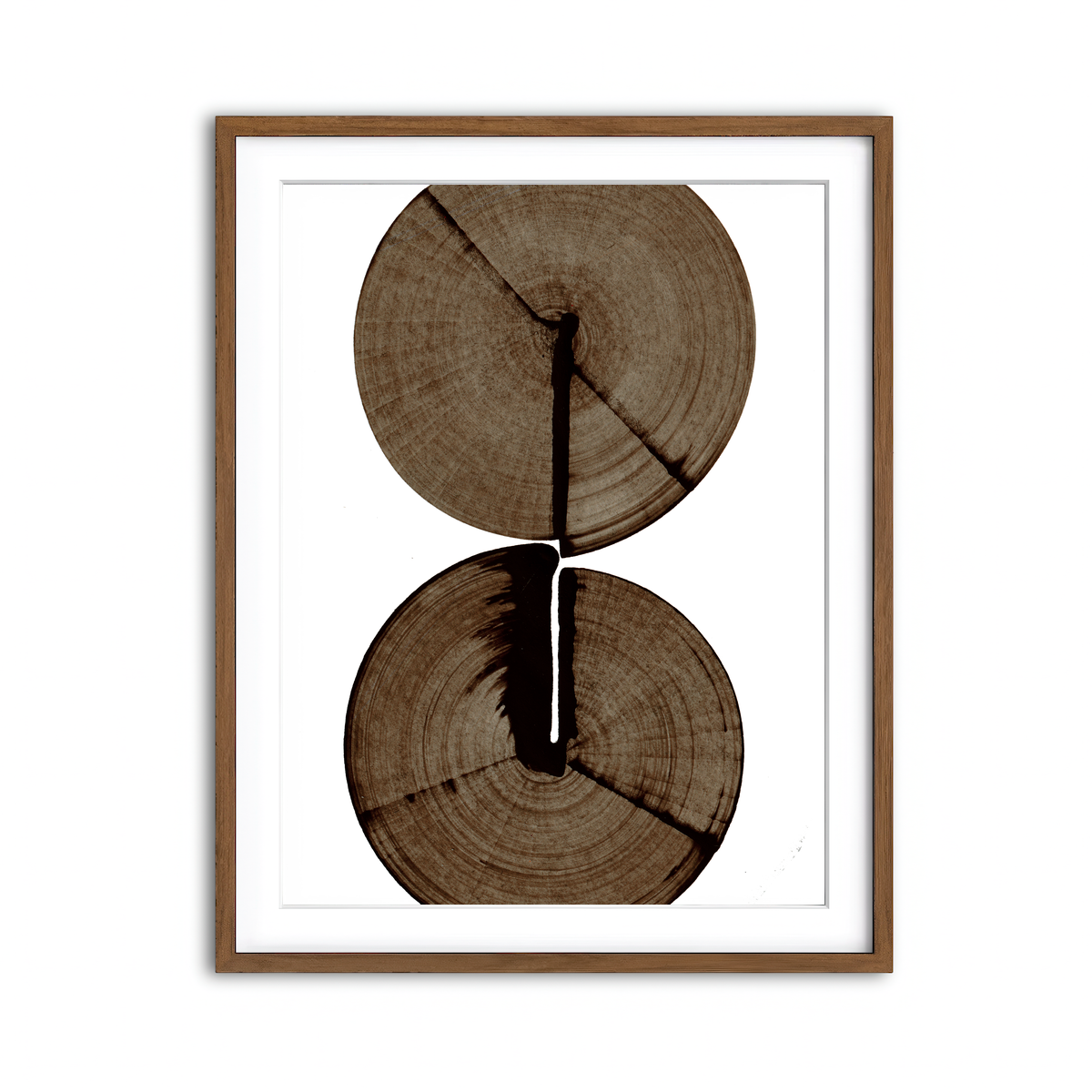 Framed Print 3x4 Walnut