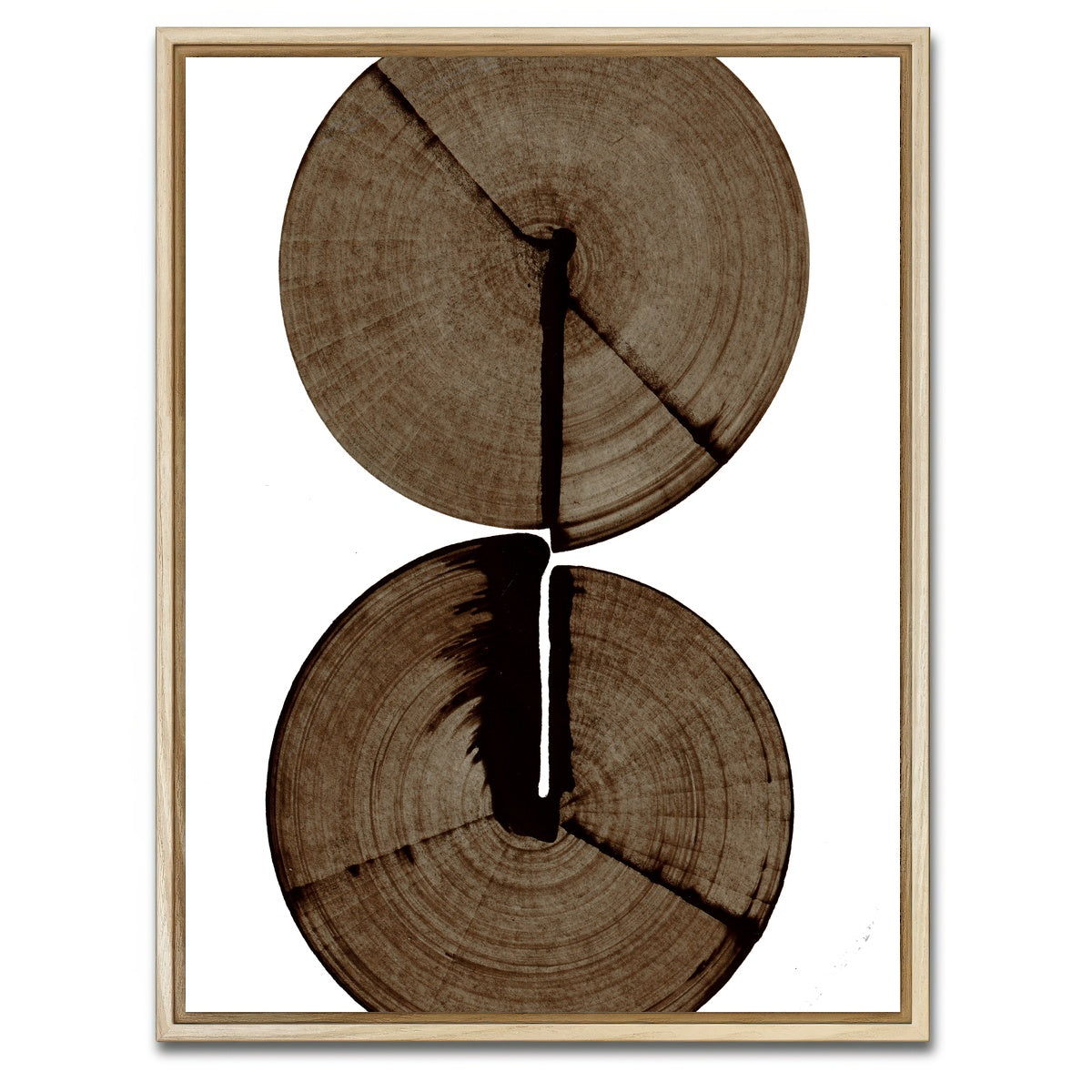 AUTO-MOCKUP WHITE | Wood Cracks | 1 Piece | Natural Framed Canvas | group=3x4