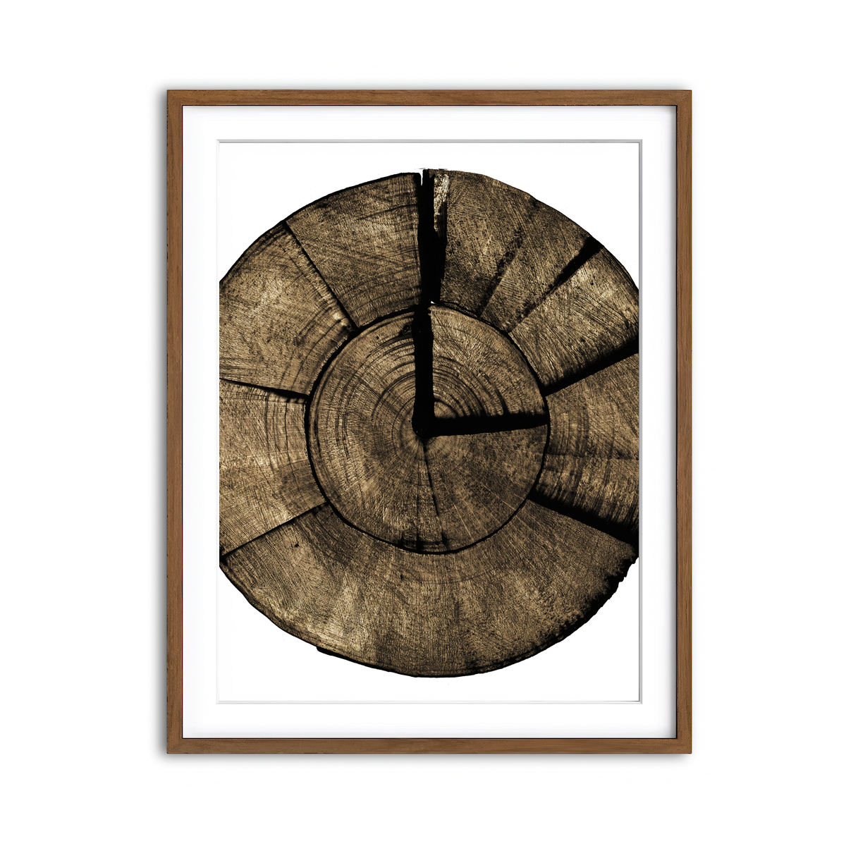 Framed Print 3x4 Walnut