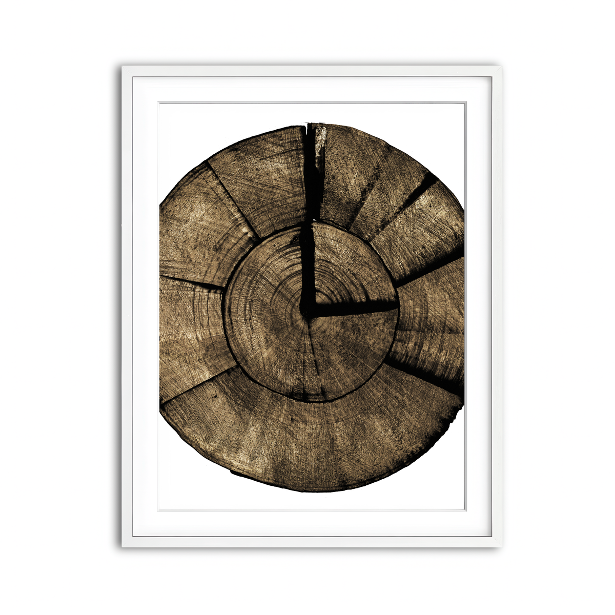 Framed Print 3x4 White