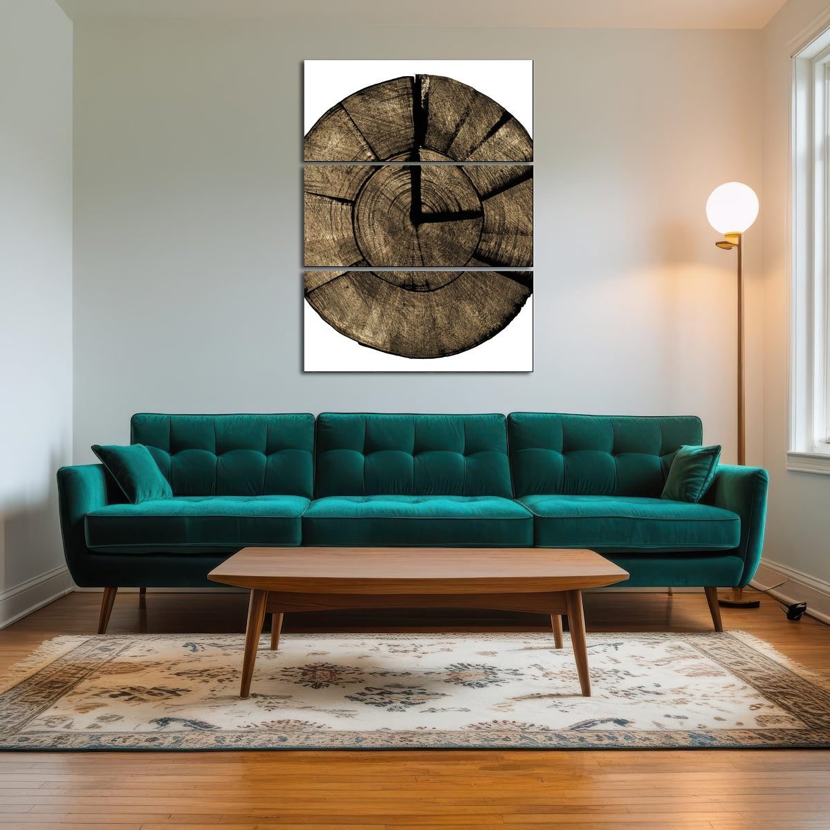 AUTO-MOCKUP ROOM | Wooden Clock