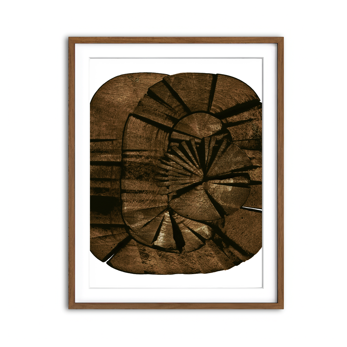 Framed Print 3x4 Walnut