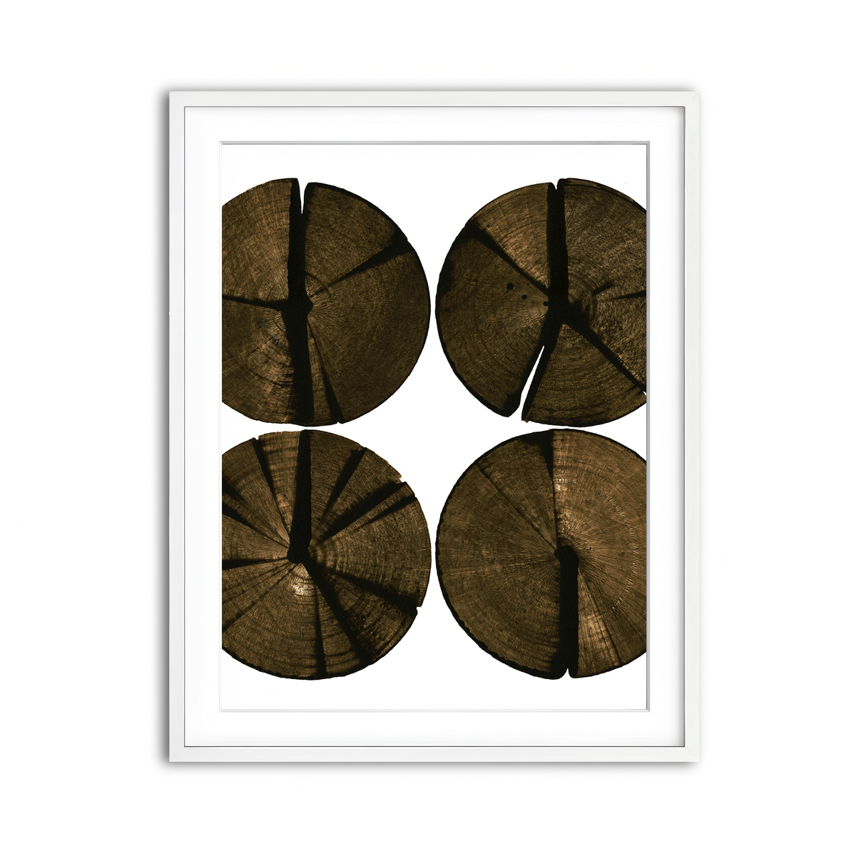 Framed Print 3x4 White