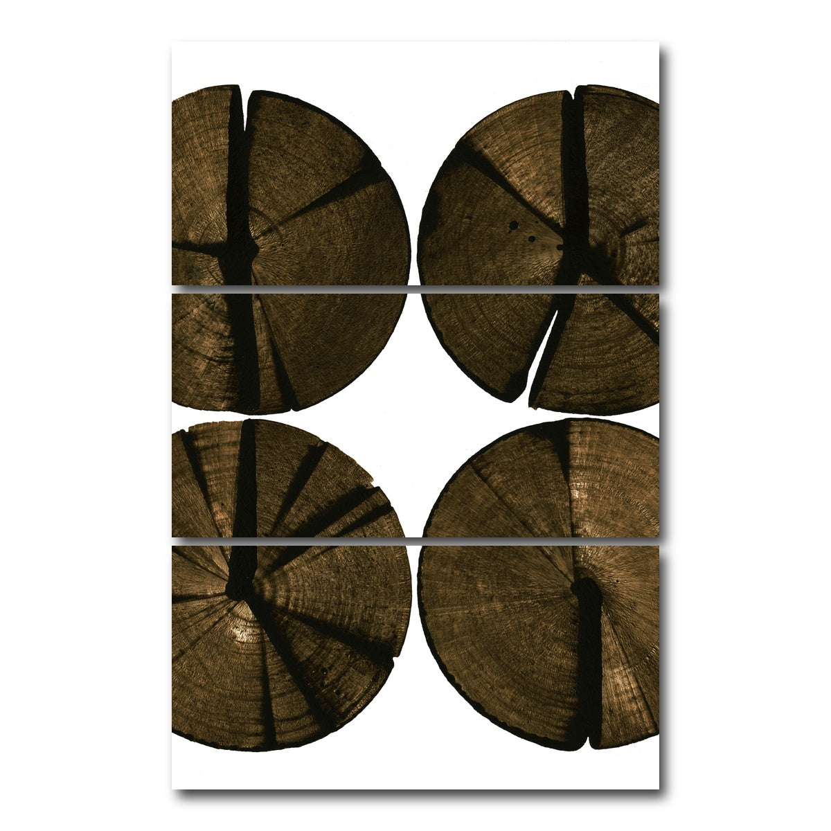 AUTO-MOCKUP WHITE | Wooden Rounds | 3 Piece | Gallery Wrap Canvas | group=12x24_stacked