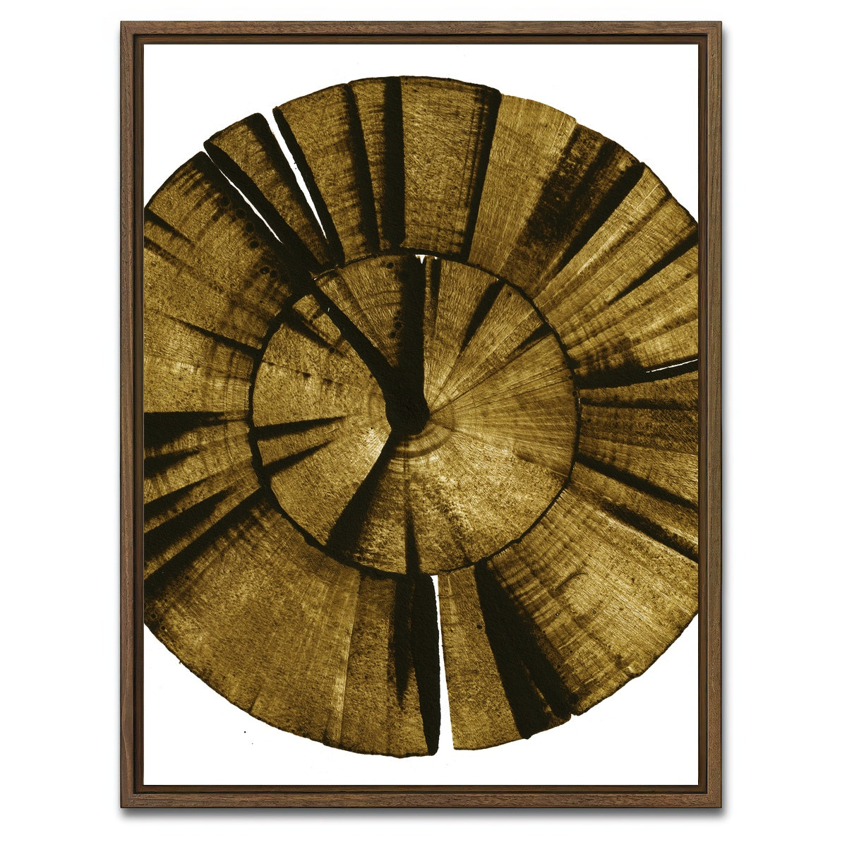 AUTO-MOCKUP WHITE | Wooden Spiral | 1 Piece | Walnut Framed Canvas | group=3x4