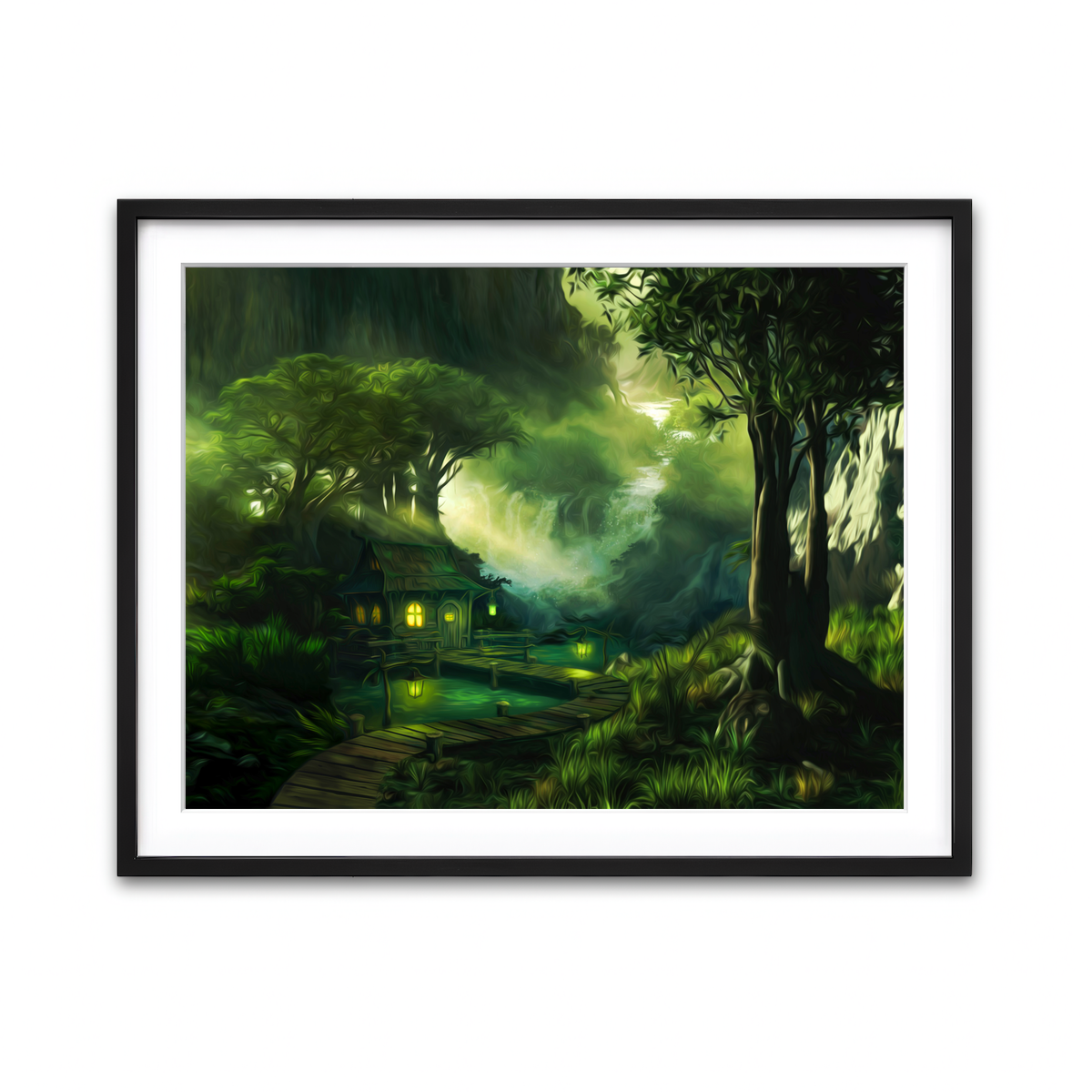 Framed Print 4x3 Black