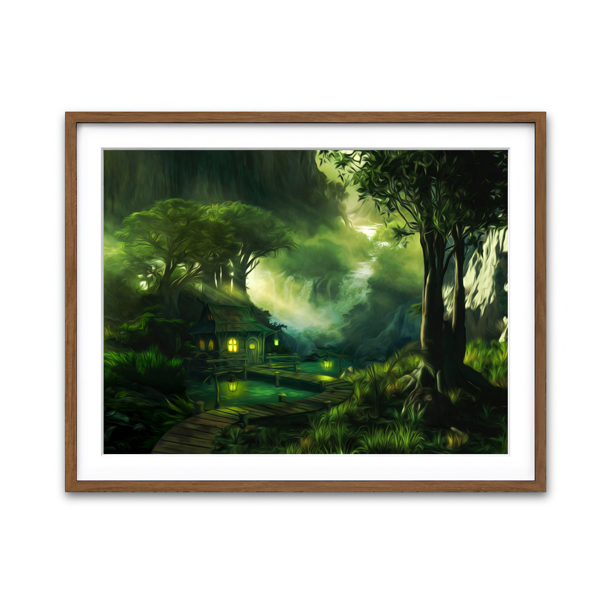 Framed Print 4x3 Walnut