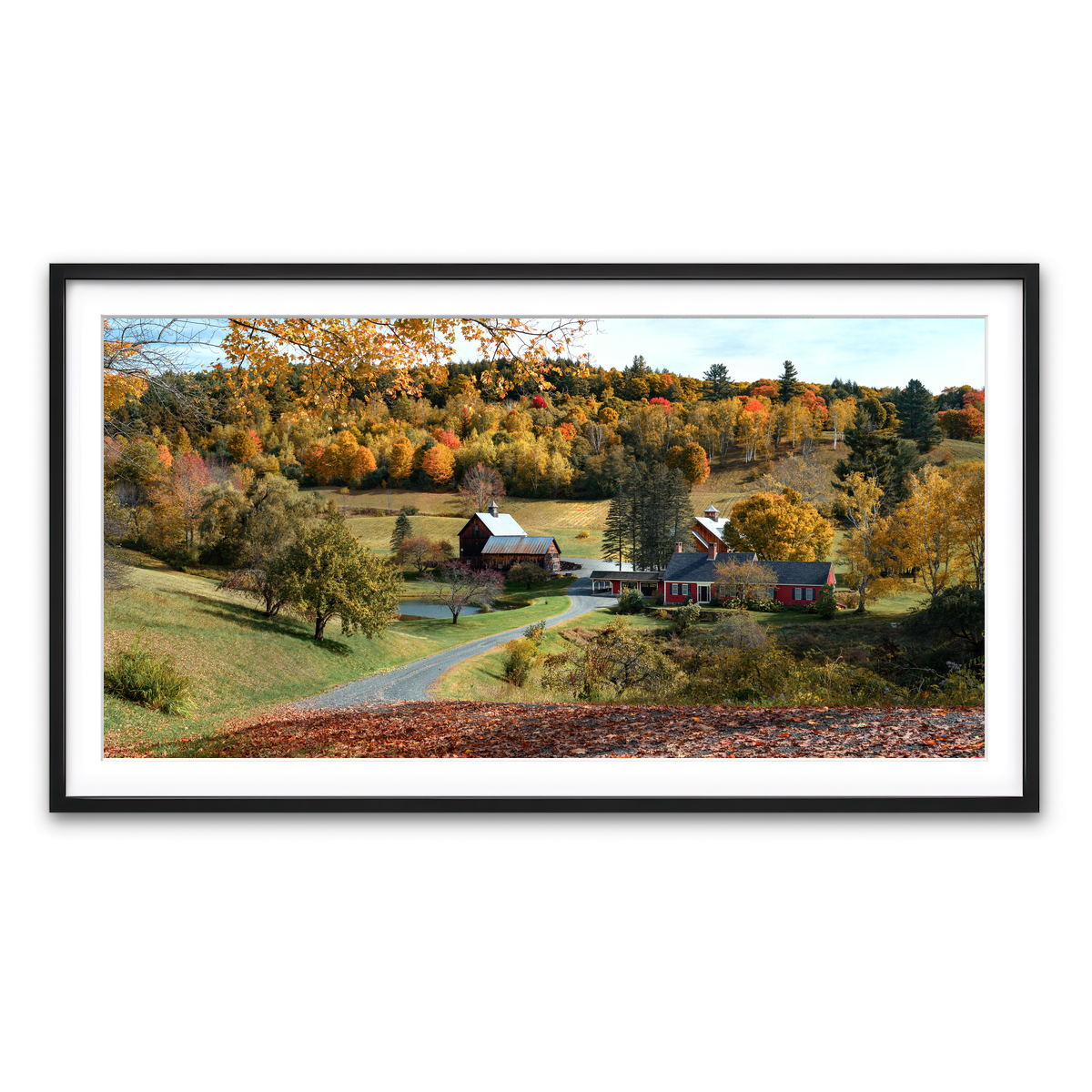 Framed Print 2x1 Black