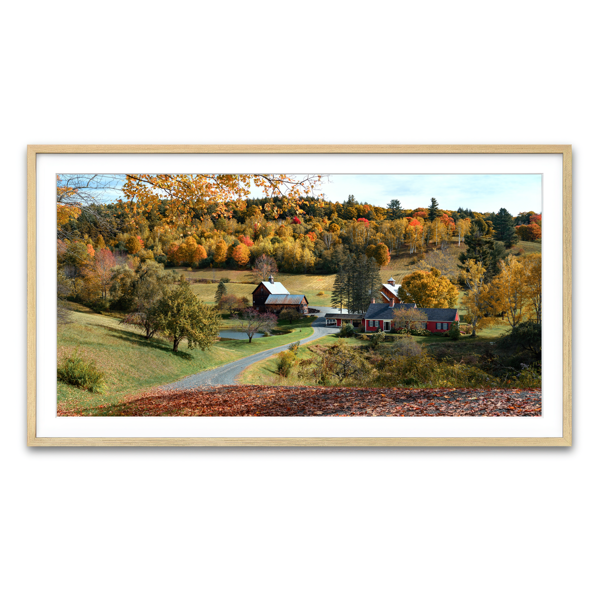 Framed Print 2x1 Natural