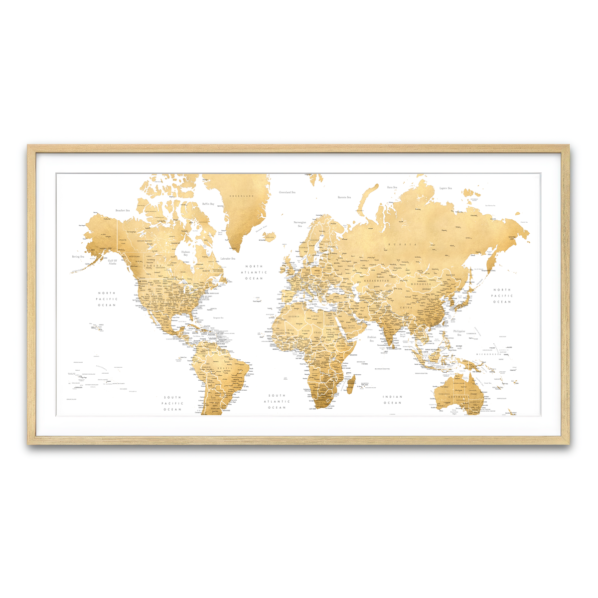 Framed Print 2x1 Natural