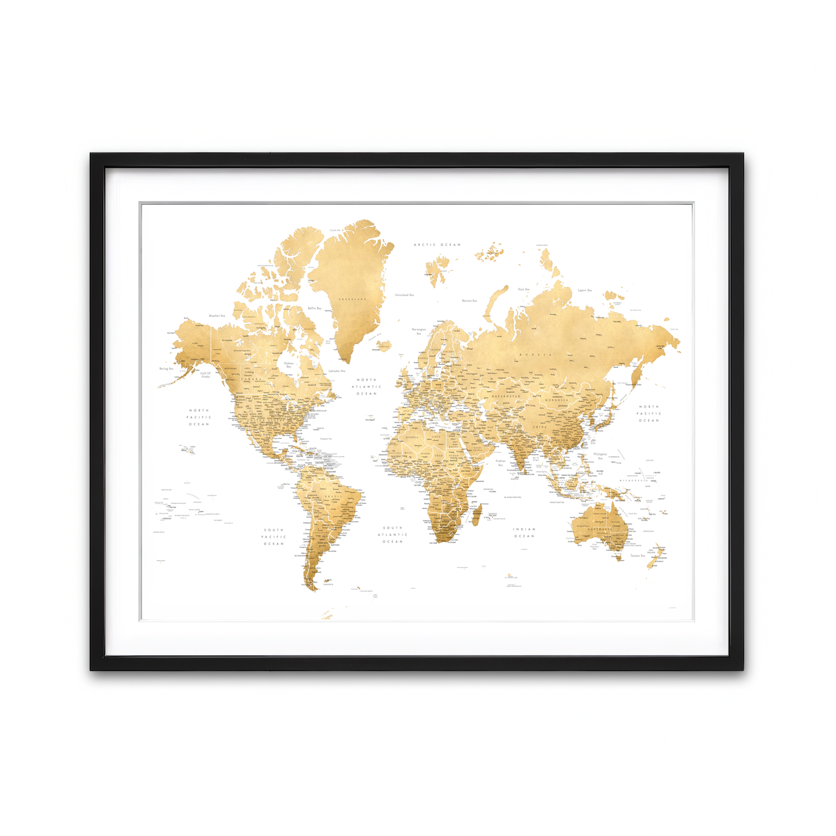 Framed Print 4x3 Black