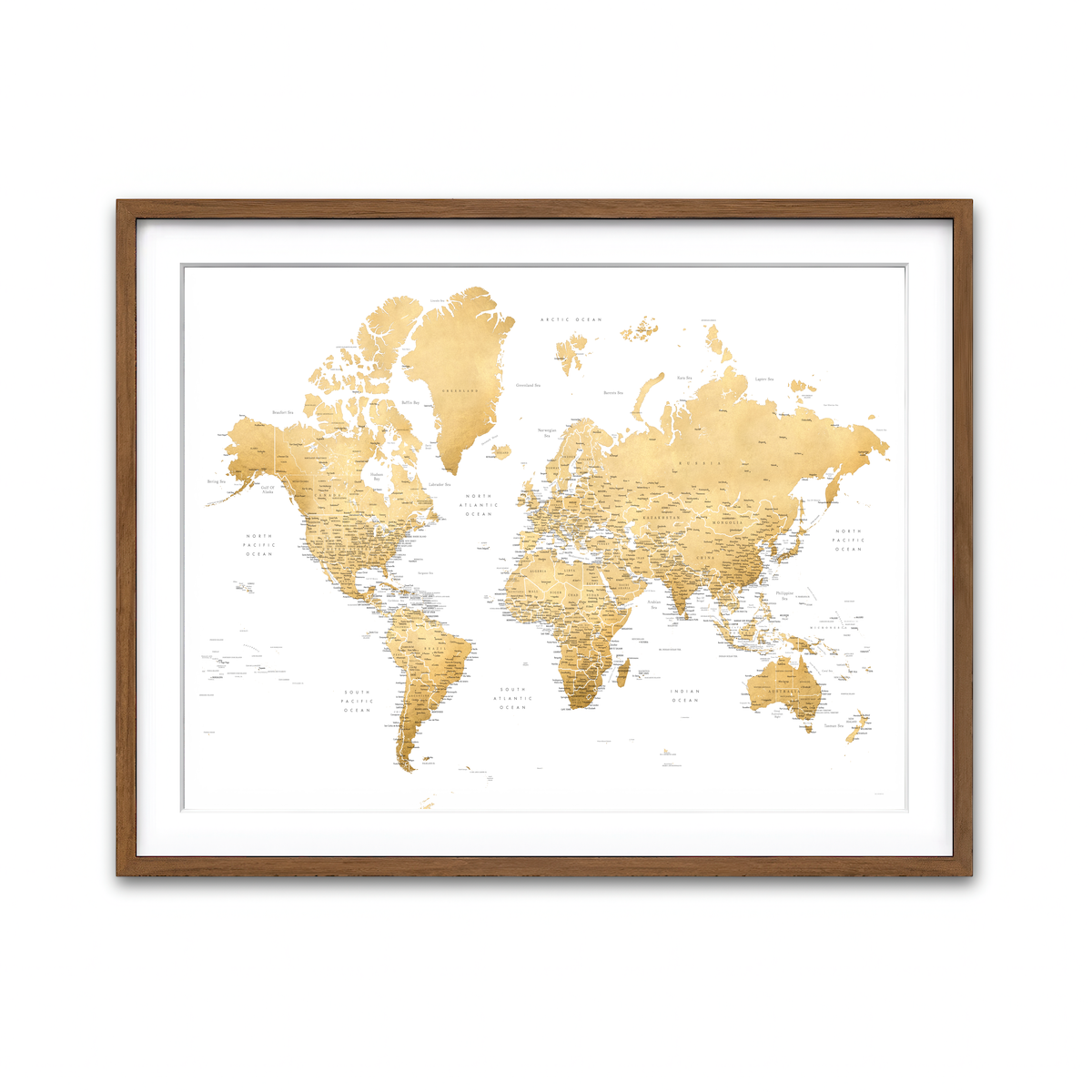 Framed Print 4x3 Walnut