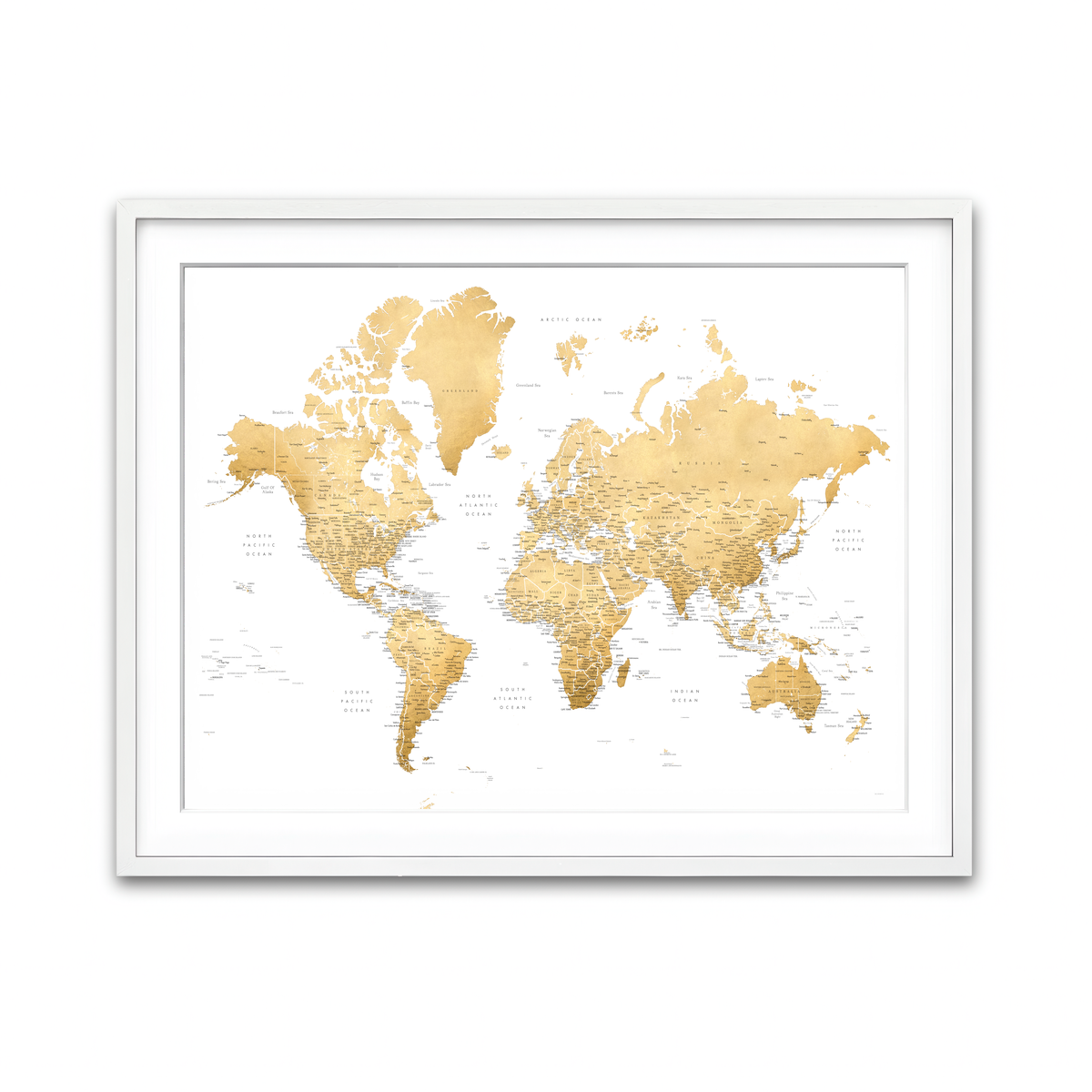 Framed Print 4x3 White