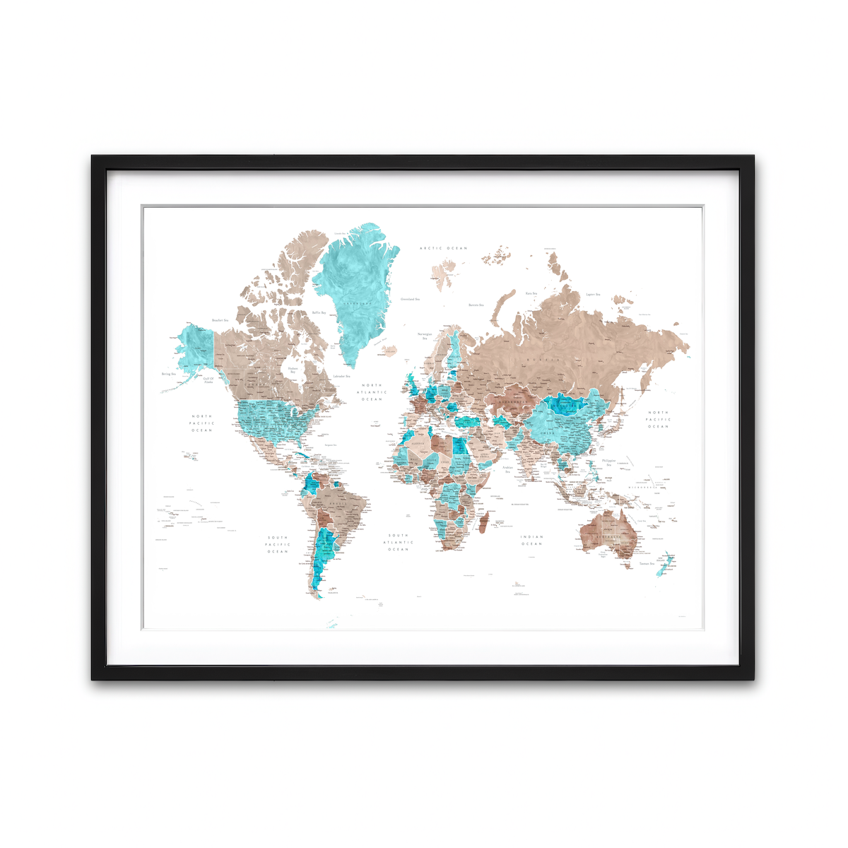 Framed Print 4x3 Black