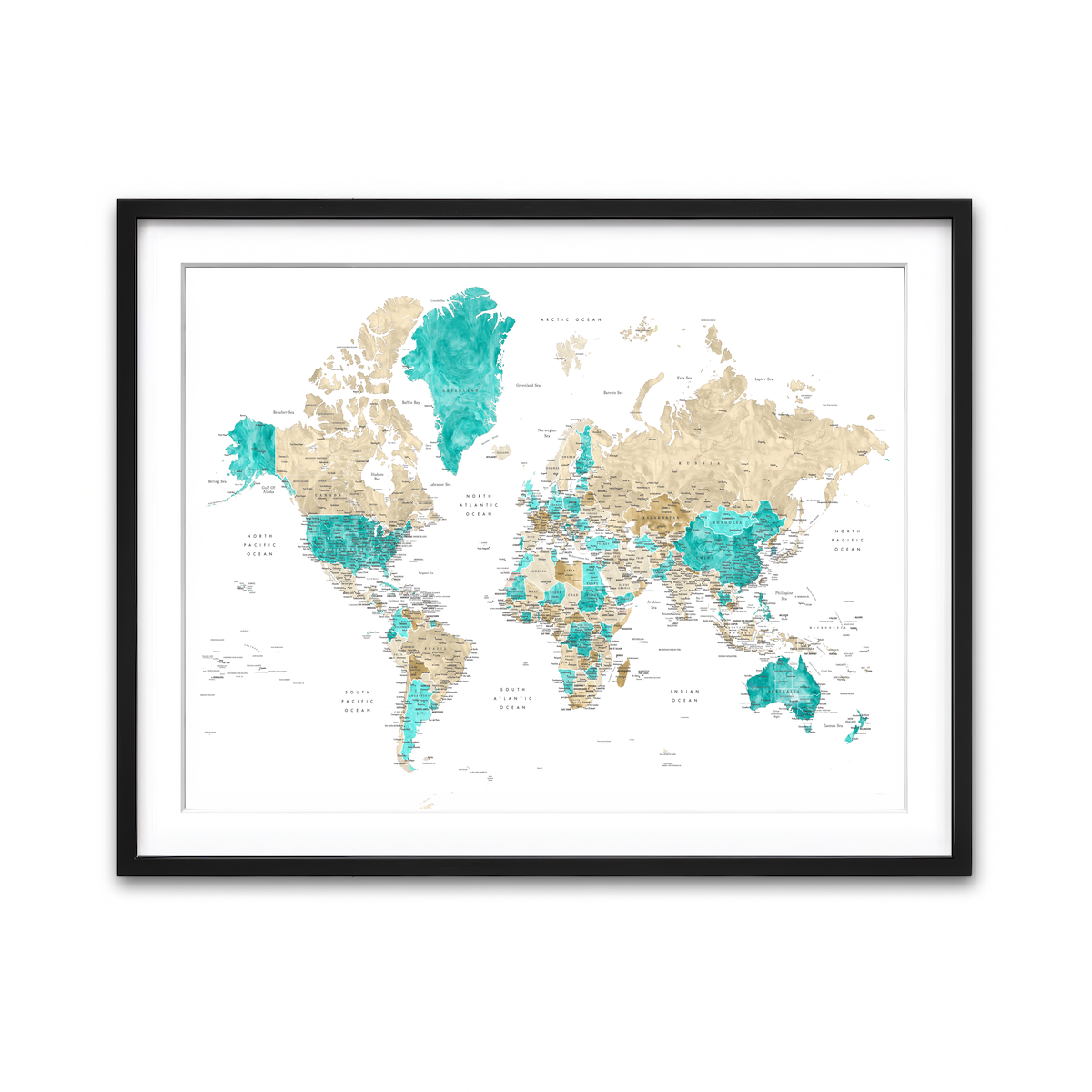 Framed Print 4x3 Black