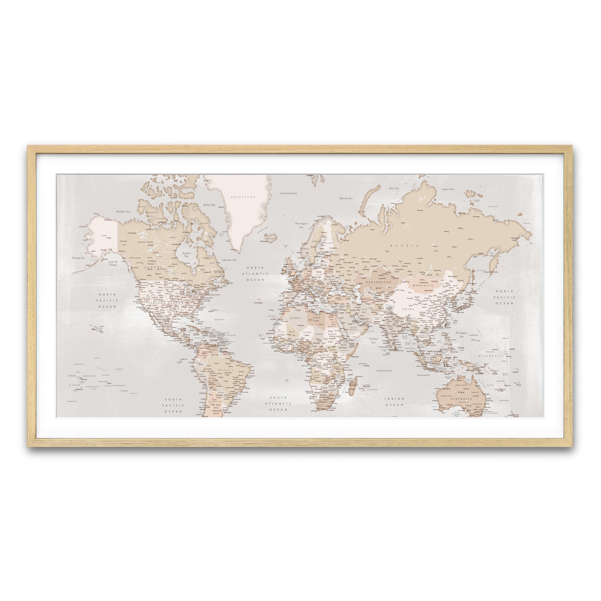 Framed Print 2x1 Natural