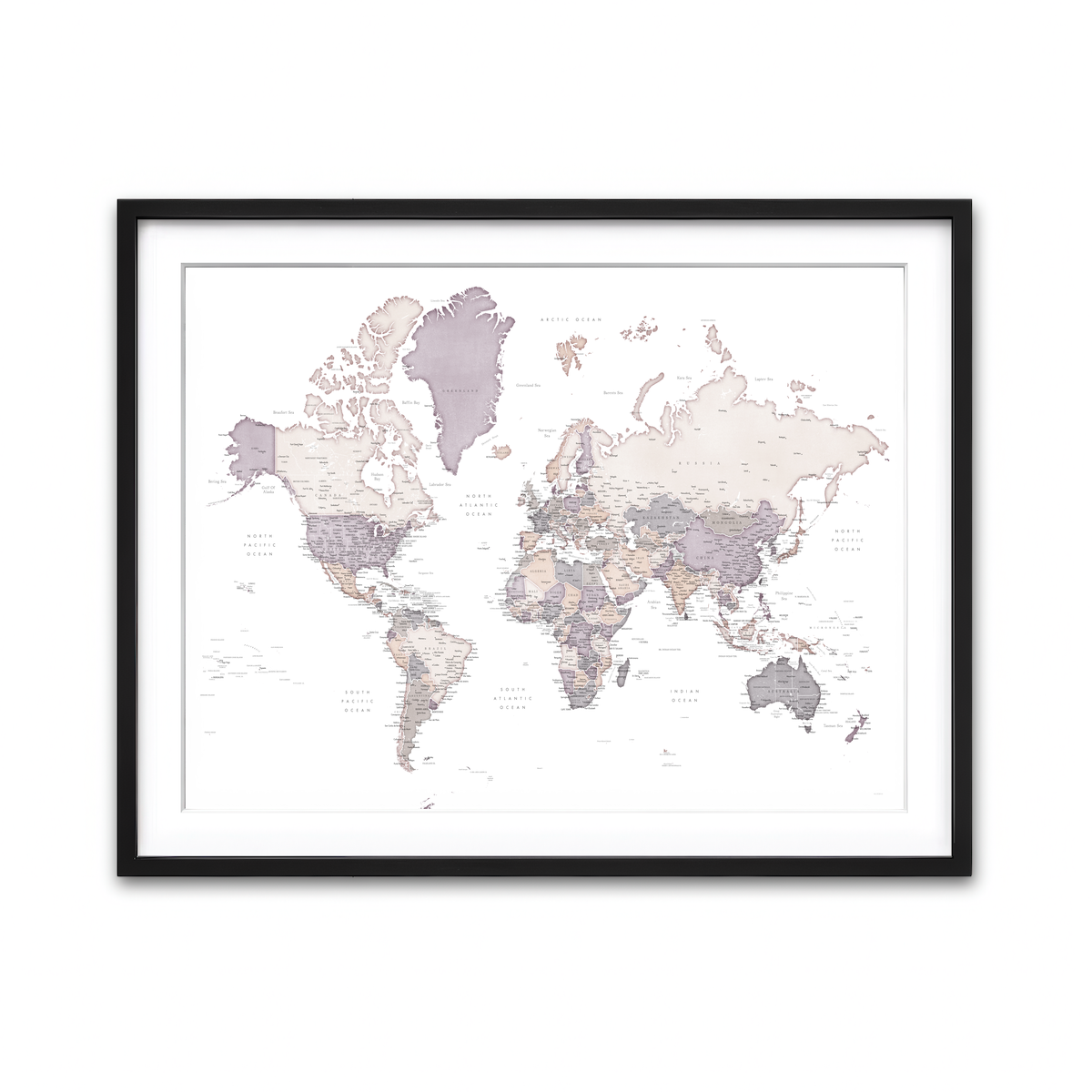 Framed Print 4x3 Black