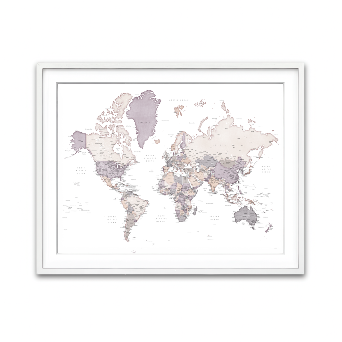 Framed Print 4x3 White