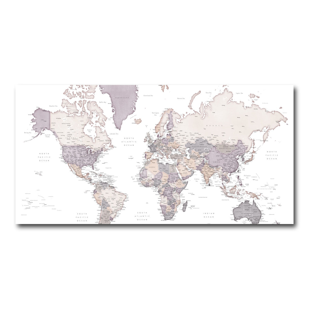 AUTO-MOCKUP WHITE | World Map 16 | 1 Piece | Gallery Wrap Canvas | group=2x1